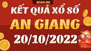 Xổ số An Giang ngày 20 Tháng 10 - SXAG 20/10 - XSAG - KQXSAG - Xổ số kiến thiết An Giang hôm nay