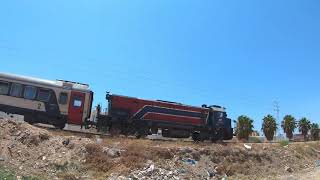 GT train crossing Mahres city