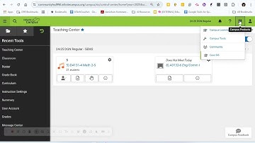 Basic Navigation   Teaching Center Home Page   Infinite Campus