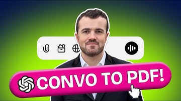 How to Save ChatGPT Conversation as PDF (Step by Step)