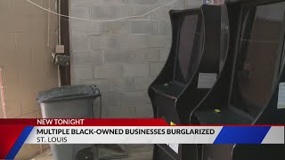 Multiple Black-owned businesses burglarized