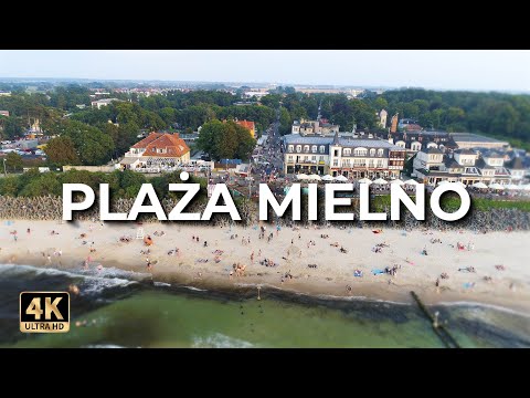 Plaża Mielno | Plaża w Mielnie z drona | Lato | LECE W MIASTO™ [4k]