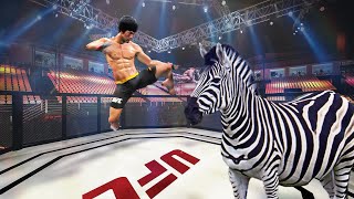 🐯UFC 4 | ブルース・リー vs. シマウマ - タイガー・ファイト🐯 screenshot 5