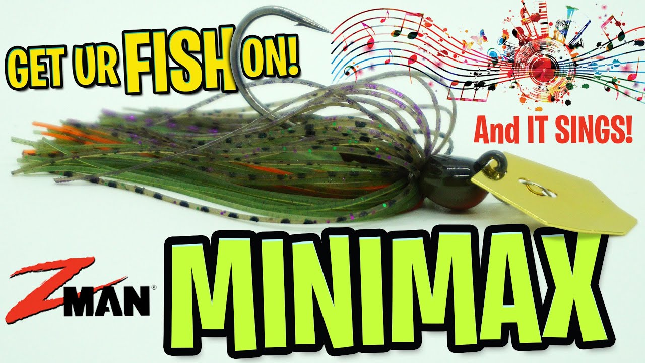 The ZMan Fishing MINIMAX SINGS! Bass Fishing Bladed Jig