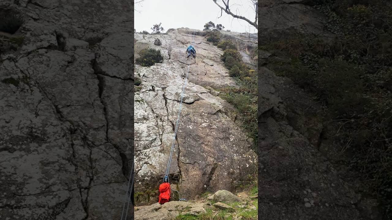 Climbing (TRS) at Dalkey Quarry, Paradise Lost