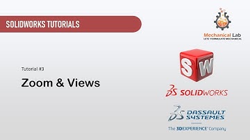SolidWorks Tutorials| Part 03: Zoom and View Orientations