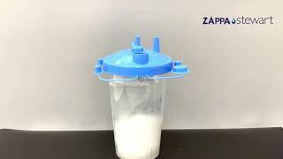 Superabsorbent Polymers solidification demonstration