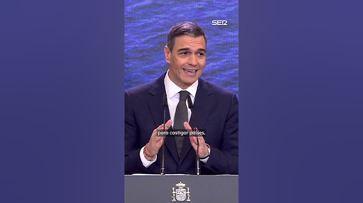SÁNCHEZ pide a TRUMP que “RECAPACITE”