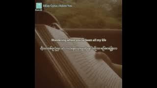 Adore You // Miley Cyrus // Lyric   mmsub  #mmsub #englishsongs