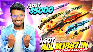 😰RIP 5400 Diamonds😭 ||  WOW!!! 10x INCENDIUM BURST M1887 SPINING VIDEO TAMIL || NEW FREE FIRE VIDEO