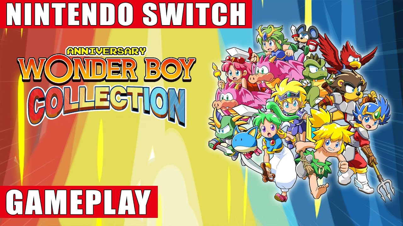 Wonder Boy Anniversary Collection Nintendo Switch Gameplay