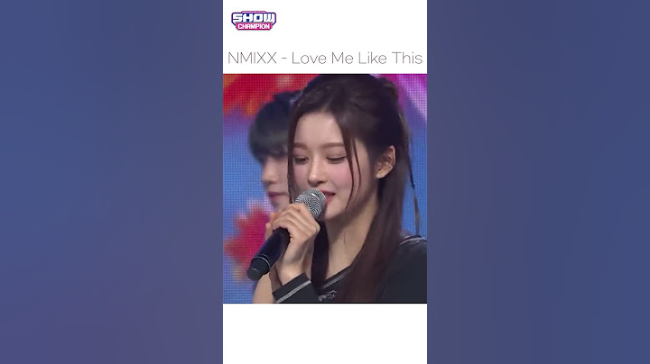 [Show Champion] 눈물 대신 음원을 삼켜버린 #엔믹스의 #Love_Me_Like_This 1위 라이브