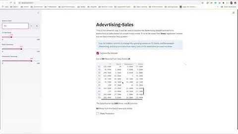 A simple demo for using streamlit to create an interactive web application to handle data