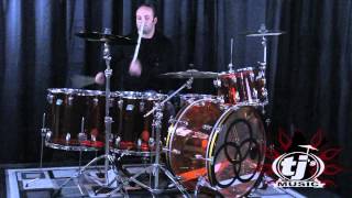 John Bonham Replica Drum Kit - Ludwig Vistalite - TJ's Music