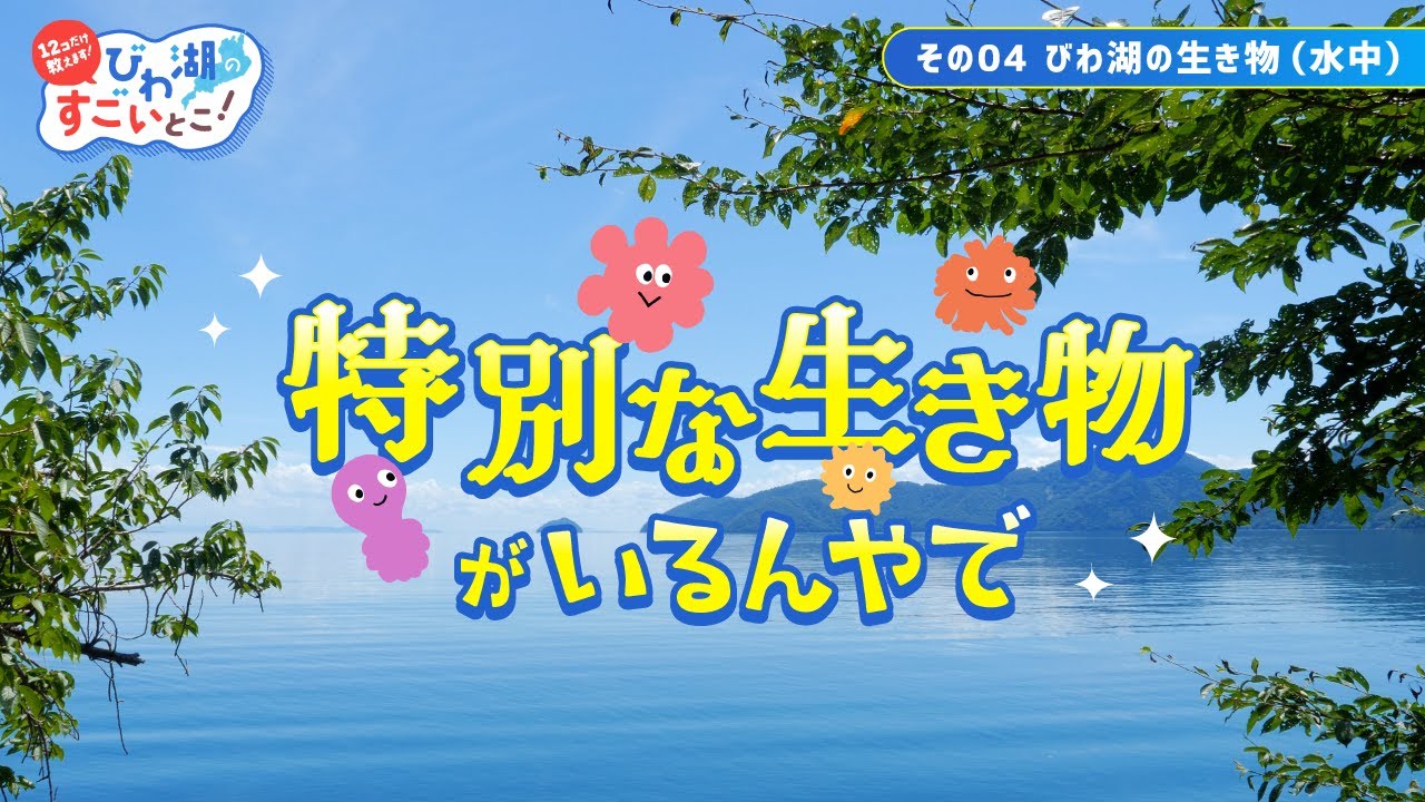 びわ湖—自然と人間 Lake Biwa Learning Video ④] There are some special creatures in
