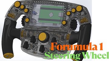 Formula 1 steering wheel 3D Model | Demonstration, Components & Design Explained in under 5 min