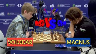 Magnus Carlsen vs Murzin Volodar || World Blitz Chess Championship 2023