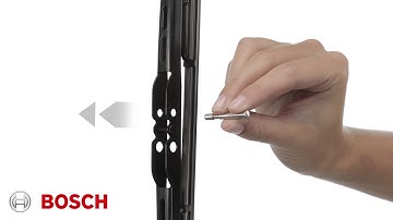 7mm Side Saddle Connection - How to Install Bosch Spectrum DirectFit Conventional Wiper Blades
