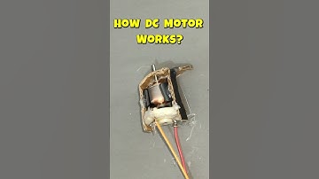 How a DC Motor Works? #dcmotor #engineering #automobile #electricmotor