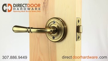 Emtek Turino Lever with Regular Rosette in French Antique