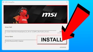 How to fix MSI SetupDrv "No suitable drivers"