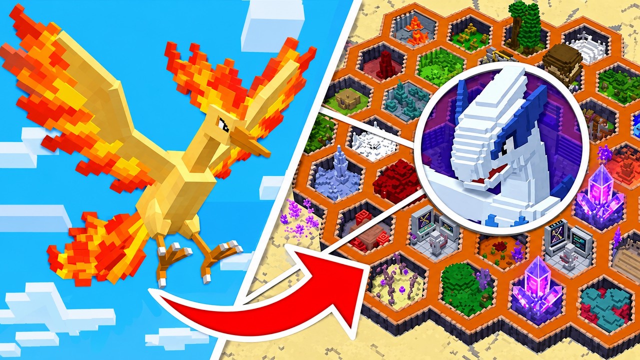 Minecraft] Building a Legendary Pokémon Zoo [Part 2] - YouTube