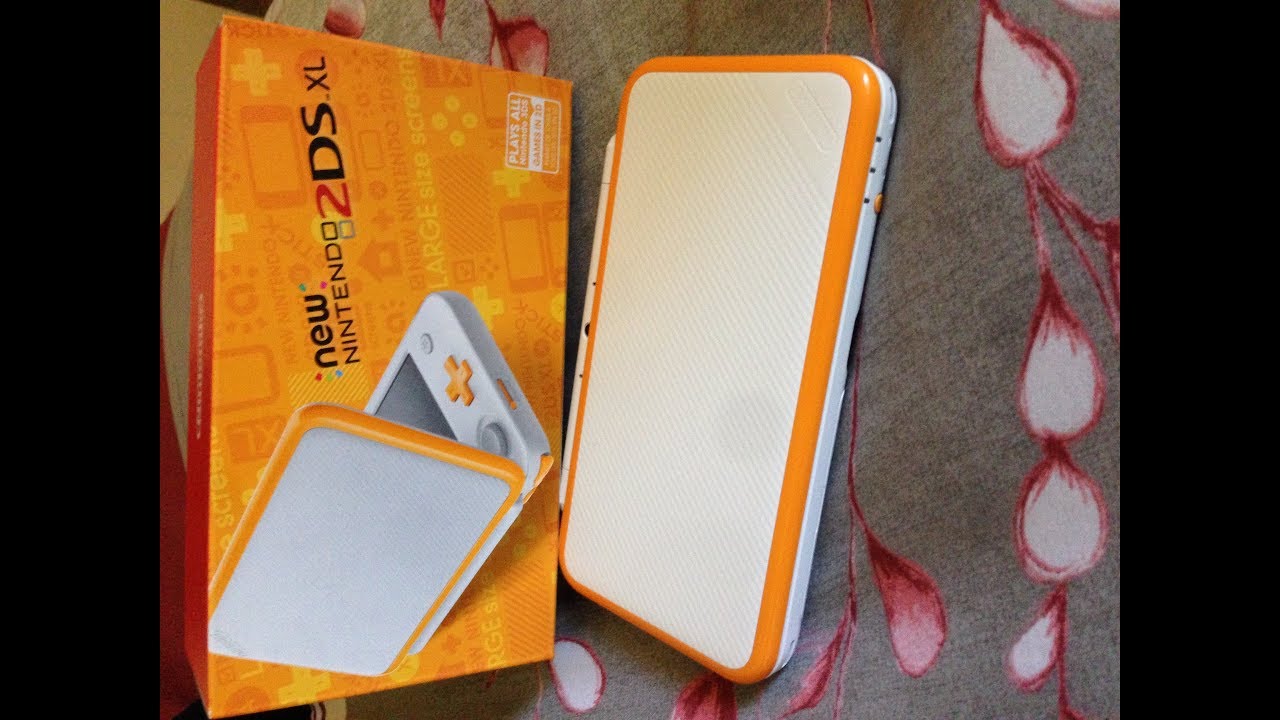 Unboxing an Orange & White NEW 2DS XL - YouTube