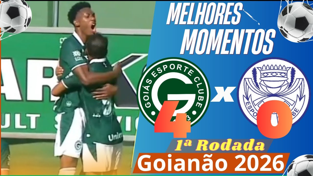 Goiás 4 x 0 Goiatuba | Melhores Momentos - Campeonato Goiano 2026