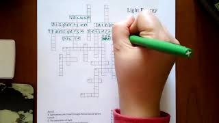 Sound and Light Crossword