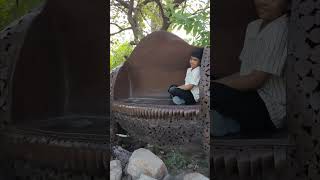 Jungle trail Park Noida, sitting chair #trending #nonfollowers #nature #latestvideo #travel #parks