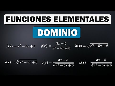 ✅ How to find the DOMAIN of ELEMENTARY FUNCTIONS ➤ Polynomial, Rational and Irrational