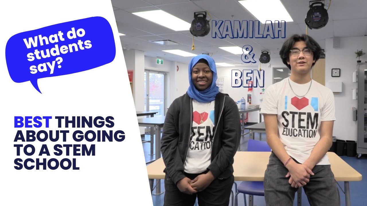 Top things students love about going to a STEM school - YouTube