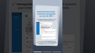 Outlook backup facile : comment sauvegarder sur une clé USB ?