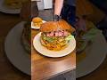 Giant hamburger with a total weight of 2.5 kg!#shorts #japanesefood
