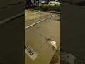 water coming up in the parking lot