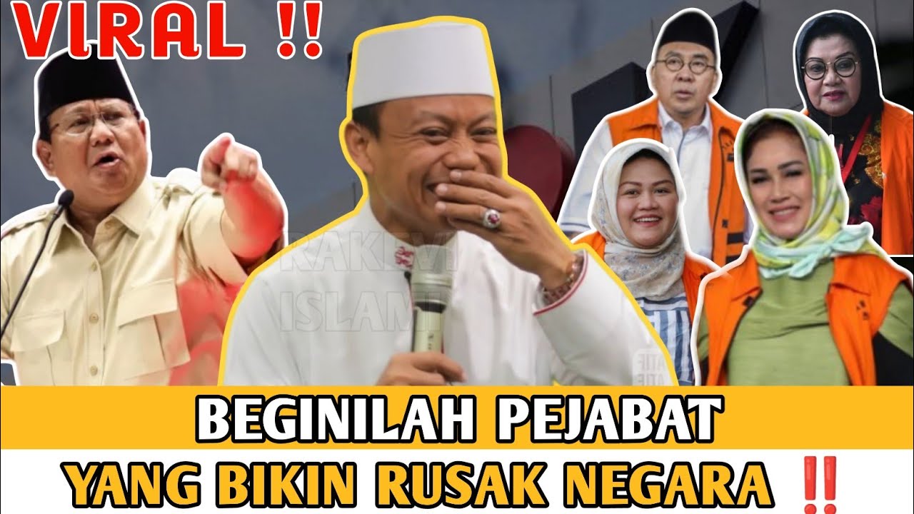 2 JAM BAHAS PEJABAT YANG BIKIN RUSAK NEGARA || Ceramah Lucu Ustadz Das'ad Latif