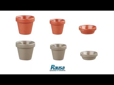 Vasetto terracotta porcellana per alimenti Video