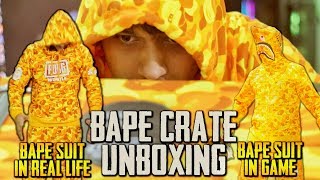 Krav Sanctuary reparere BAPE SUIT in real life and in game | Which one looks good ? | PUBGM BAPE  CRATE UNBOXING - YouTube
