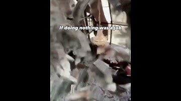 If doing nothing was a job! #capcut #template #funny #lazy