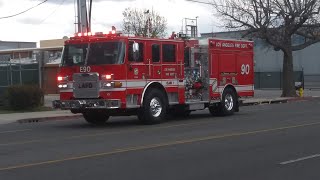 LAFD Engine 90 Responding