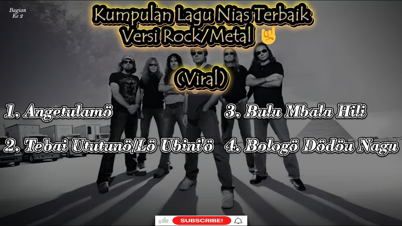 Kumpulan Lagu Nias Terbaik (Viral) | Versi Rock/Metal 🤘| Bagian Ke-2