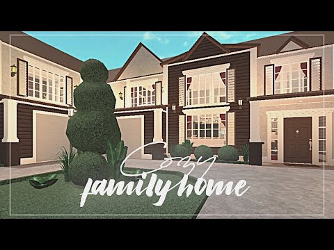 Bloxburg Cozy Family Home Speedbuild Youtube - roblox bloxburg cozy suburban family home youtube