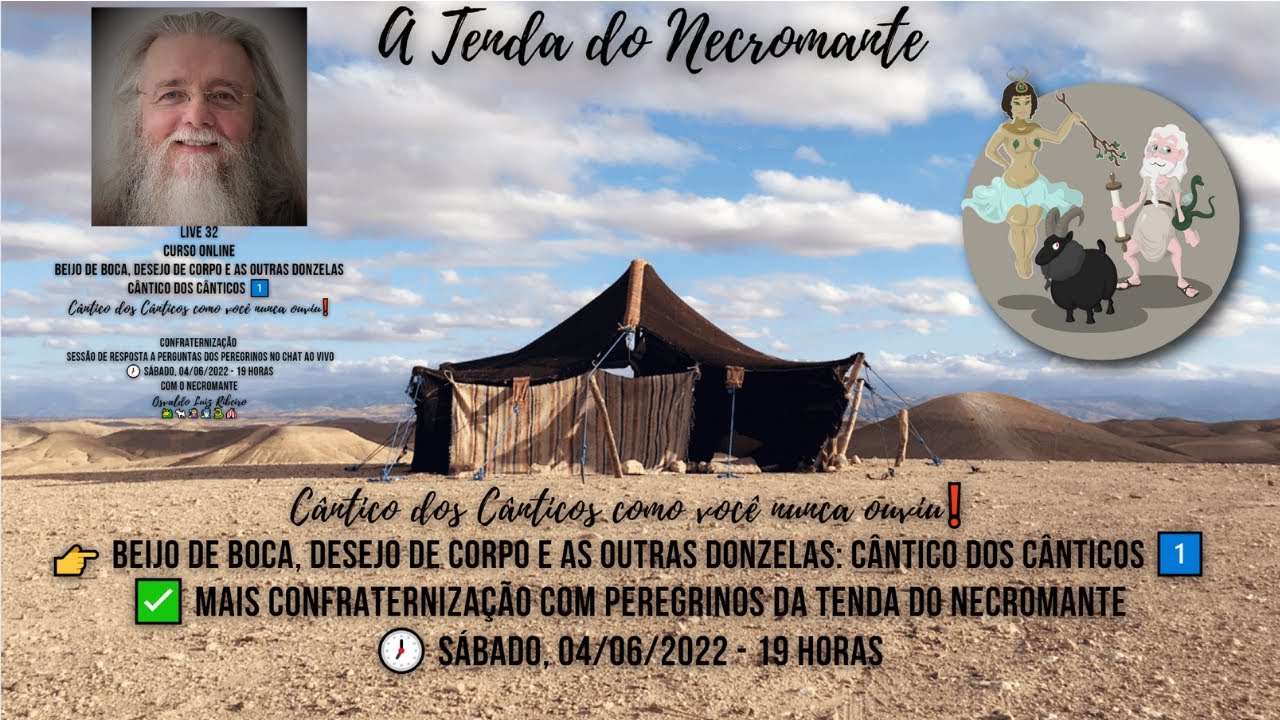 Live 33. Beijo de boca, desejo de corpo e as outras donzelas. Curso Cântico dos Cânticos 1️⃣