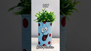 DIY  cute Planter from waste rasgulla container | crafterjyoti |