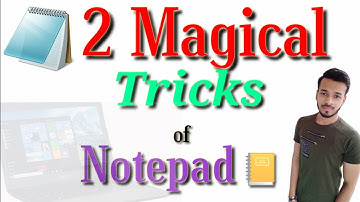 Amazing notepad magical Tricks in hindi || Best Notepad Hacks in hindi || Notepad tutorial in hindi