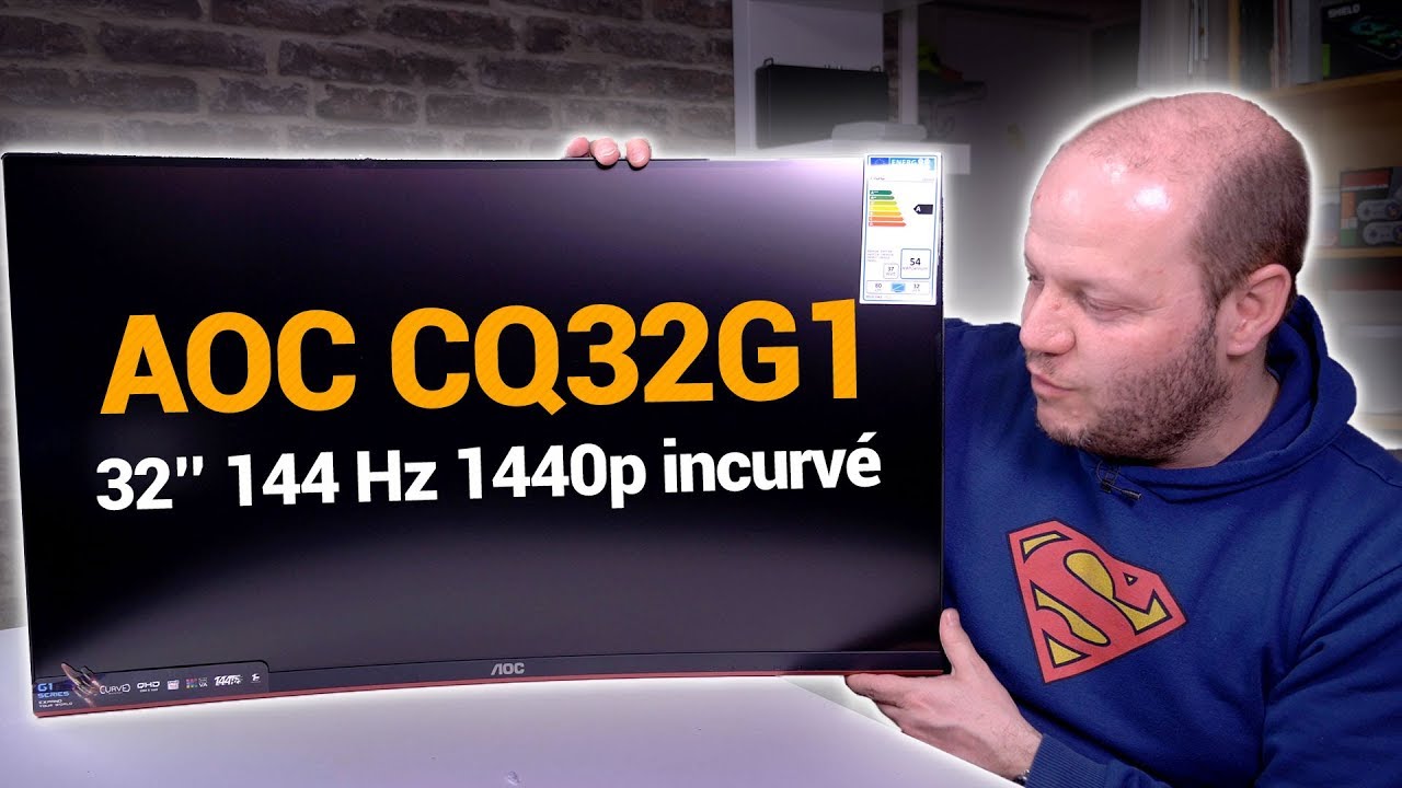 AOC CQ32G1 : écran gaming 32 incurvé 144Hz et 1440p ! 