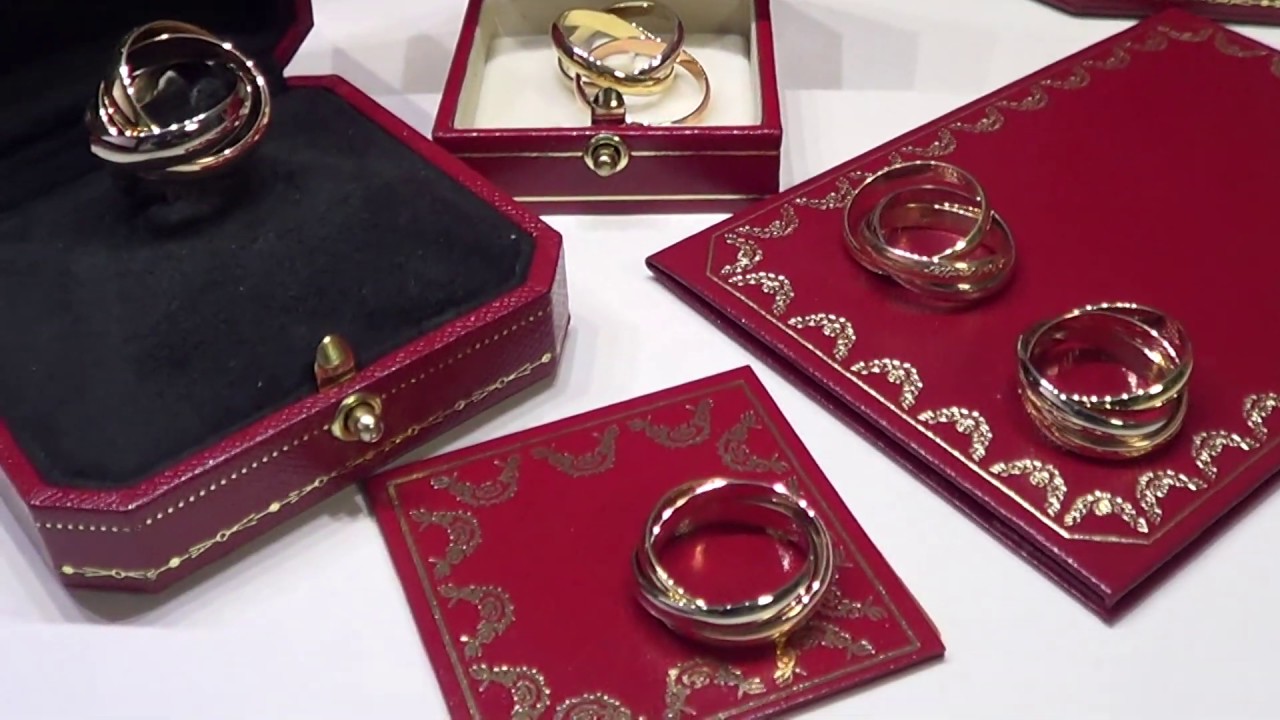 cartier trinity ring video