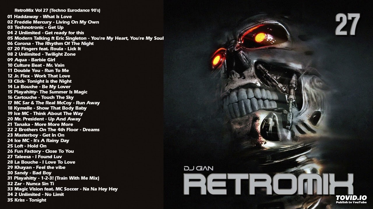 RetroMix Vol 27 Techno Eurodance 90s   DJ GIAN