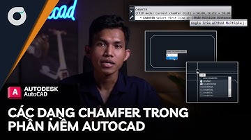 OneCADVN | AutoCAD Tip& Trick | Các dạng CHAMFER trong phần mềm AutoCAD