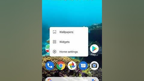 How to change home screen wallpaper in Pixel 3a and 3a XL